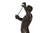 “Fencer I”, bronze sculpture | Benoît Benedict Rougelet (French, 1834-94)