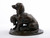 "Ravegeot Et Ravageole, Chiens Bassets", bronze sculpture | Emmanuel Fremiet