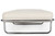 Chrome and Raw Silk Daybed | Brayton International, ca. 1970