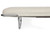Chrome and Raw Silk Daybed | Brayton International, ca. 1970