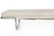 Chrome and Raw Silk Daybed | Brayton International, ca. 1970