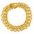 14 Karat Yellow Gold Triple-Link Chain Bracelet | 44 grams