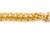 14 Karat Yellow Gold Triple-Link Chain Bracelet | 44 grams