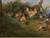 Farmyard with Chickens, oil painting | Théophile Victor Émile Lemmens