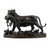 "Lioness Carrying an Antelope", bronze sculpture | Christophe Fratin