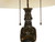 19th Century Egyptian Revival Bronze Figural Lamp with Tole Shade