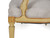 French Neoclassical Painted Settee in Gray Silk, 19th Century