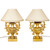 Pair of Italian Giltwood Lamps