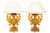 Pair of Italian Giltwood Lamps