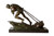 "L'Effort", patinated bronze sculpture | Edouard Drouot