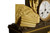 French Empire Mantel Clock of Philosopher Horatius by Maison Barbot