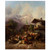 "An Alpine Village", oil on panel | Joseph Heinrich Ludwig Marr