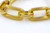 Italian 18K Yellow Gold Florentine Links | 7 3/4" long | 37.7 grams