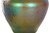 Iridescent Glass Vase, Silver Overlay by La Pierre | Attributed to Loetz, circa 1910