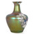 Iridescent Glass Vase, Silver Overlay by La Pierre | Attributed to Loetz, circa 1910