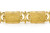 Etruscan Revival Style 14k Yellow Gold Bracelet by Art's Elegance