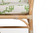 "Balboa" Leather-Wrapped Rattan Arm Chairs and Game Table by McGuire