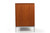 Knoll Teak and Chrome Double-Chest Credenza circa 1970