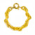 18K Yellow Gold and Diamond Open-Link Bracelet | 7 3/8" long