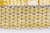 Bicolor 14k Gold Woven and Textured Bracelet | 7 1/2" long