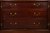George III Style Mahogany Breakfront Bookcase Cabinet