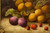 "Still-Life with Fruit" | Oliver Clare (British, 1853-1927)