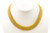 Vintage Woven 18k Yellow Gold Necklace, 16"