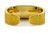 Vintage Italian Florentine Finish Cuff Bracelet | 18k Gold