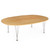 Piet Hein & Bruno Mathsson "Super Ellipse" Coffee Table in Karelian Birch | Sweden, circa 1960s