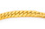 Vintage Italian 14k Gold Herringbone Graduated-Link Necklace