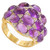 Vintage 14k Gold Cabochon Gemstone Cocktail Ring | Size 7