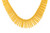 Vintage 18k Gold Fringe Necklace by Uno-A-Erre | 17 1/4" wearable length