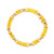 Vintage 18k Rose and Yellow Gold Bracelet | 8 1/2" long