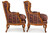 Pair of Louis XV Style Patinated Beechwood Arm Chairs