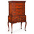 Queen Anne Carved & Figured Sycamore Flat-Top Highboy | Coastal New England, circa 1760-80