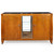 French Cherrywood Art Deco Sideboard Cabinet