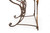 Wrought Iron and Rouge Marble Top Console | 20th century