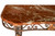 Wrought Iron and Rouge Marble Top Console | 20th century