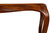 Modernist Serpentine Mahogany Console Table | signed