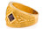 Etruscan Revival Style 14k Gold and Gemstone Ring