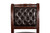 Classical Mahogany & Tufted Leather Dining Chairs | Set of 6