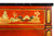 Louis XVI Style Red Chinoiserie Drop-Front Secretaire