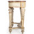 French Louis XVI Style White Painted Violet Marble Console Table