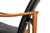 Pair of Sculpted Walnut Lounge Chair No. 711 by Frederik Kayser