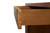 Modernist Waxed Oak Lacquered Skin Pedestal Desk | Circa 1950