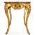 Louis XV Style Giltwood Marble Top Pier Console Table