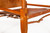 "Safari" Chair in Leather and Oak | Wilhelm Kienzle