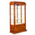 Art Nouveau Carved Walnut Display Cabinet