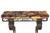 Wrought Iron Marble Top Console Table | Art Deco