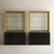 Pair of Giltwood & Ebonized Collector Cabinets | M. Grieve Co.